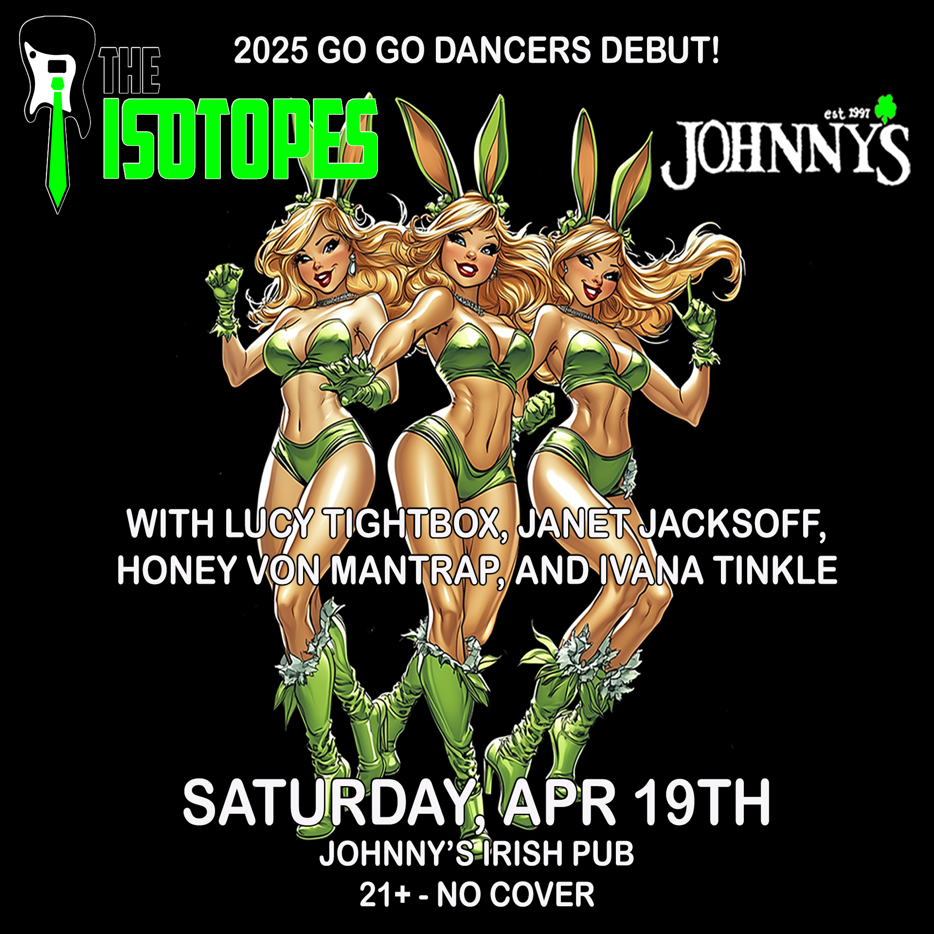 the isotopes live at johnny's irish pub